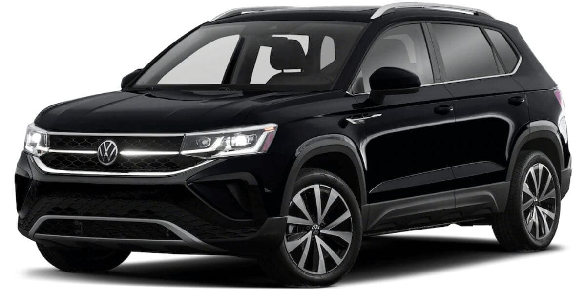 2022 VW Taos in Deep Black Pearl