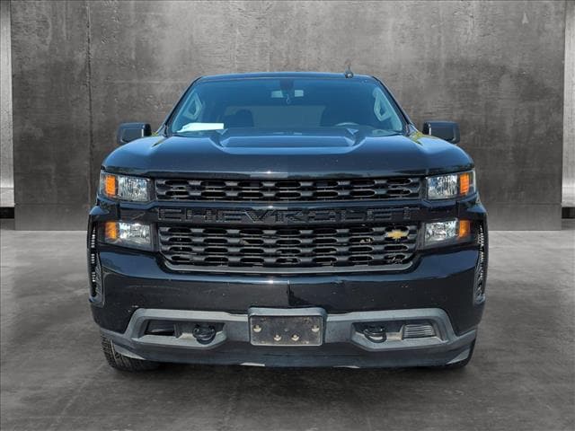 Used 2021 Chevrolet Silverado 1500 Custom with VIN 3GCPWBEH3MG185802 for sale in Buford, GA