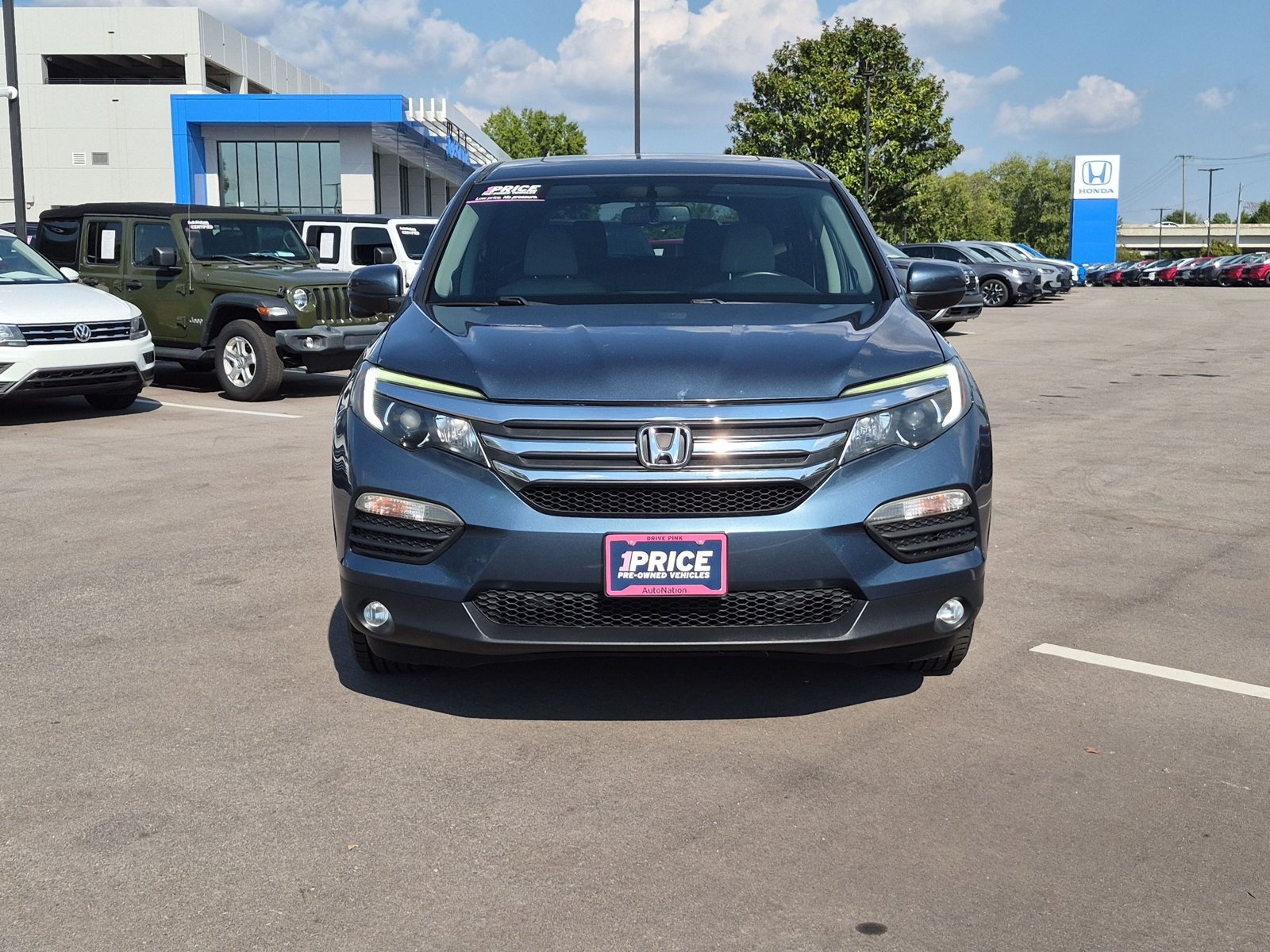 Used 2017 Honda Pilot EX-L with VIN 5FNYF6H76HB037881 for sale in Buford, GA