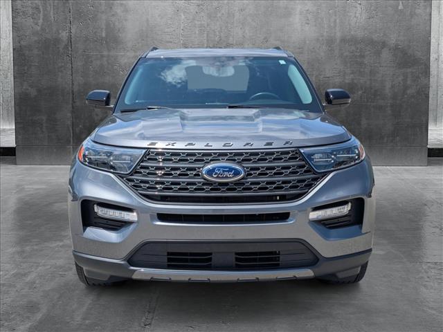 Used 2022 Ford Explorer XLT with VIN 1FMSK8DH8NGA82538 for sale in Westlake, OH