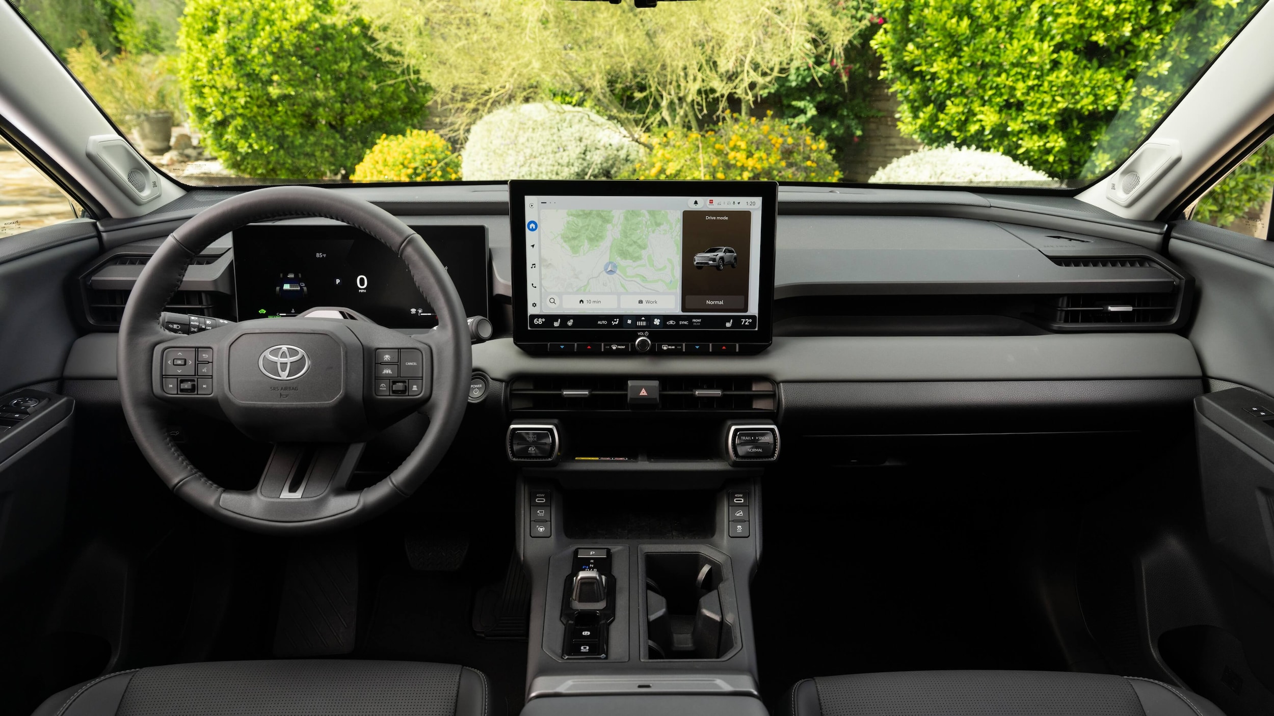 Interior shot of Toyota RAV4