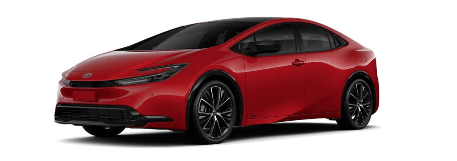 Toyota Prius in Supersonic Red