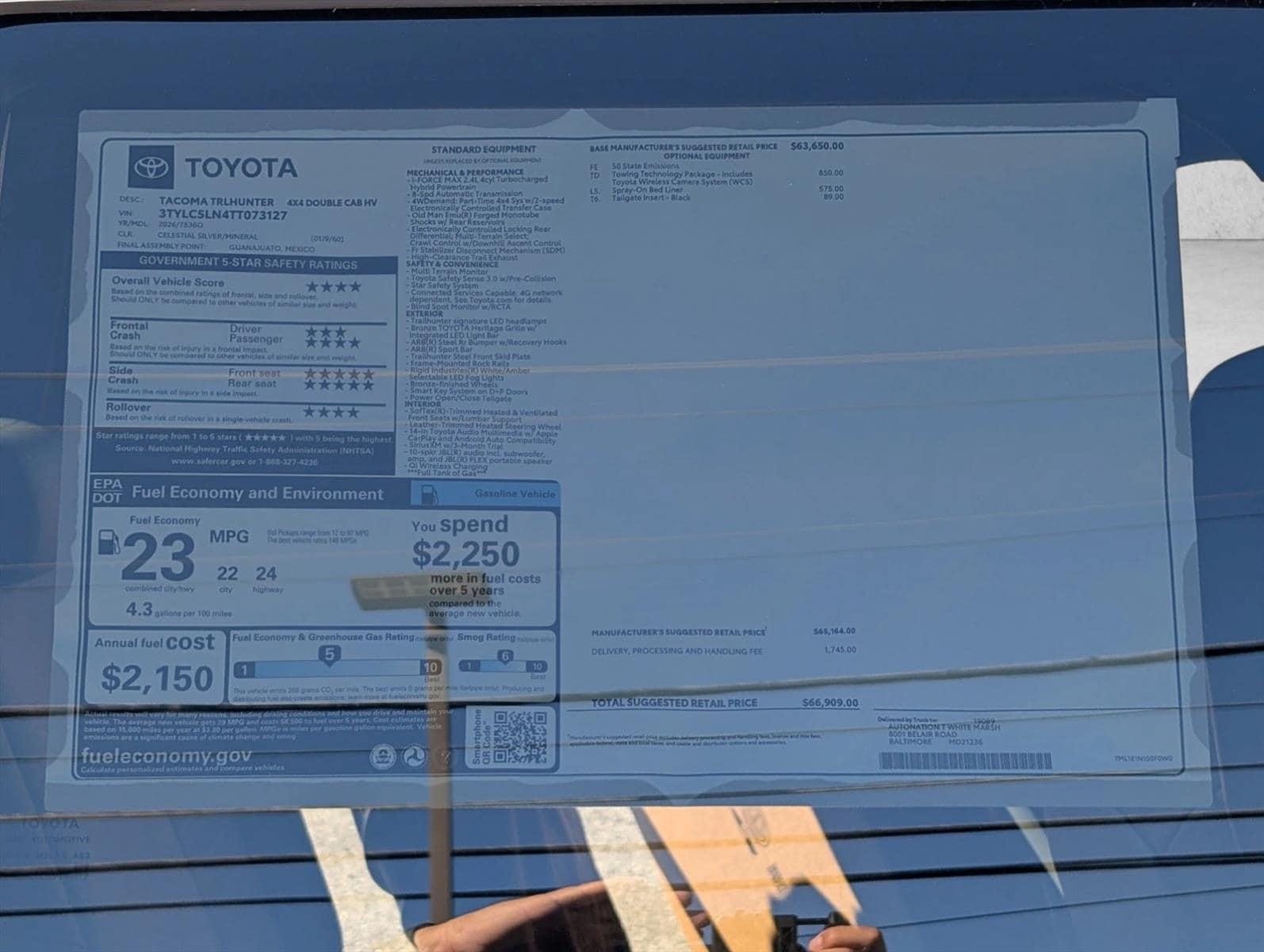 2026 Toyota Tacoma Trailhunter - Photo 18