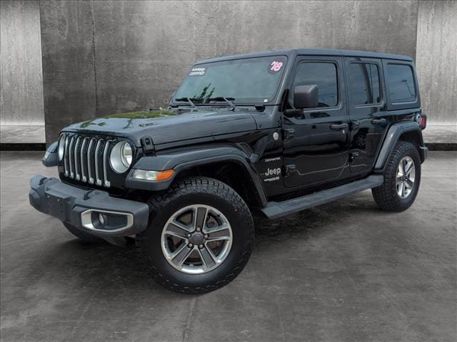 Used 2018 Jeep All-New Wrangler Unlimited Sahara with VIN 1C4HJXEG2JW107466 for sale in Memphis, TN