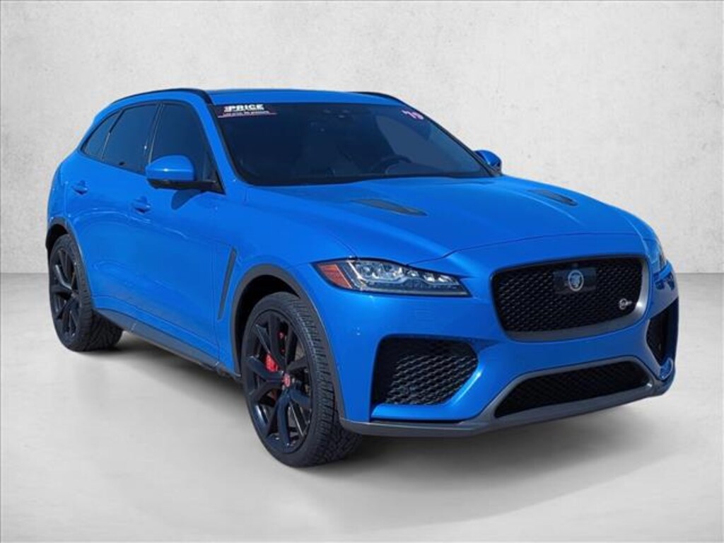 Used 2019 Jaguar F-PACE SVR Sport Utility