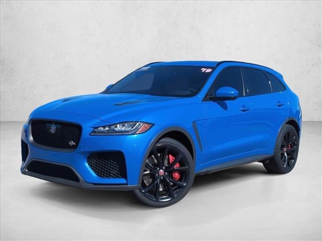 Used 2019 Jaguar F-PACE SVR Sport Utility