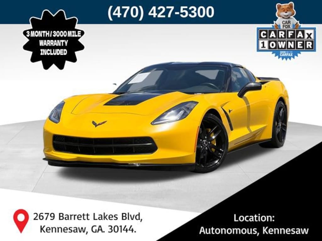 Used 2015 Chevrolet Corvette Stingray Coupe