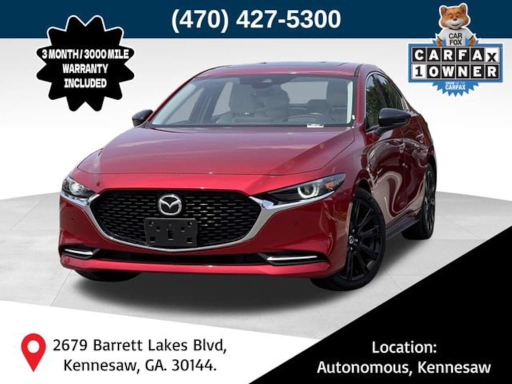 Used 2023 Mazda Mazda3 Sedan 2.5 Turbo Premium Plus Package Sedan
