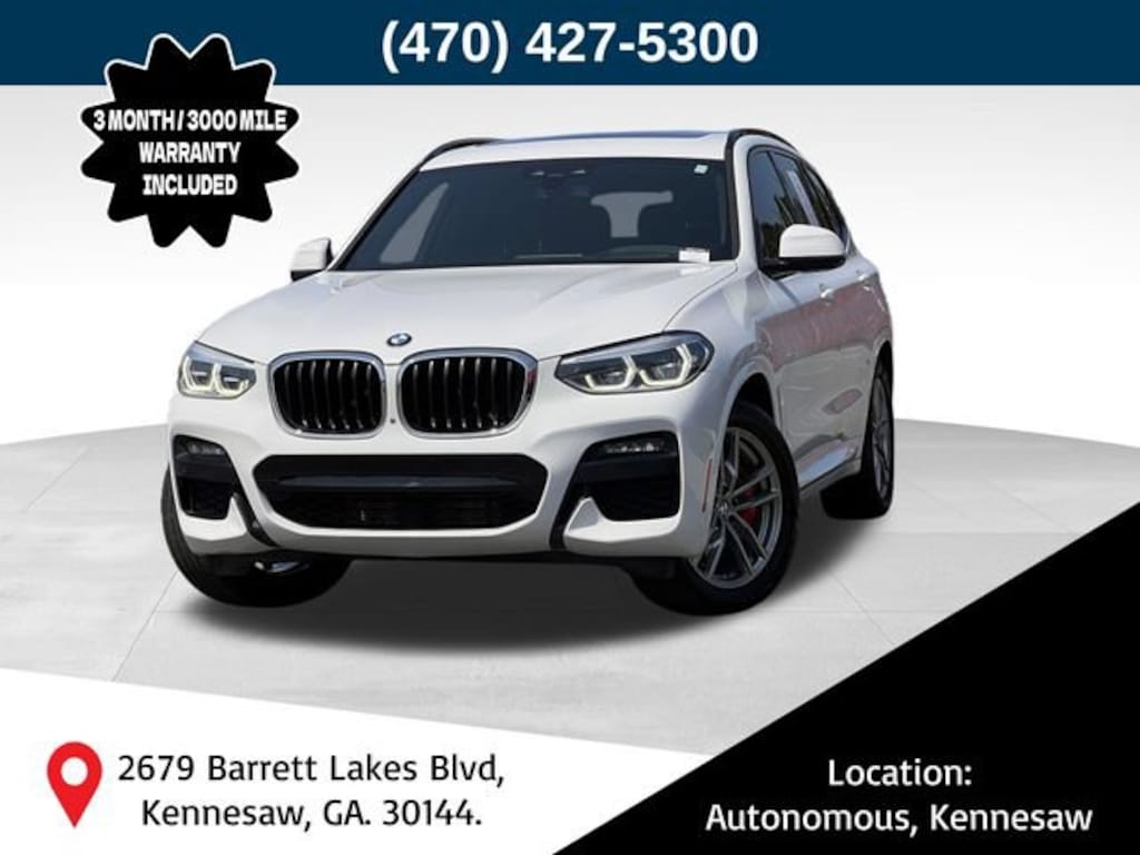 Used 2021 BMW X3 sDrive30i SUV