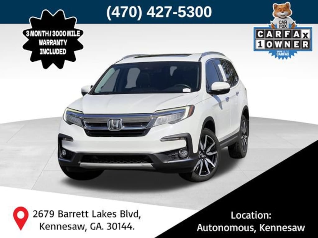 Used 2020 Honda Pilot Touring 7 Passenger FWD SUV