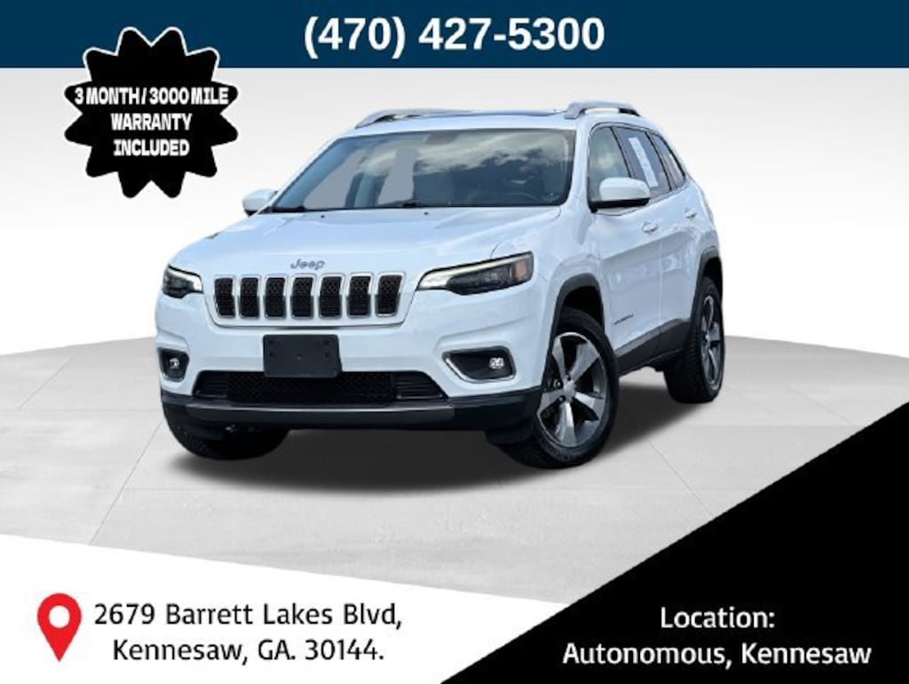 Used 2019 Jeep Cherokee Limited 4x4 SUV