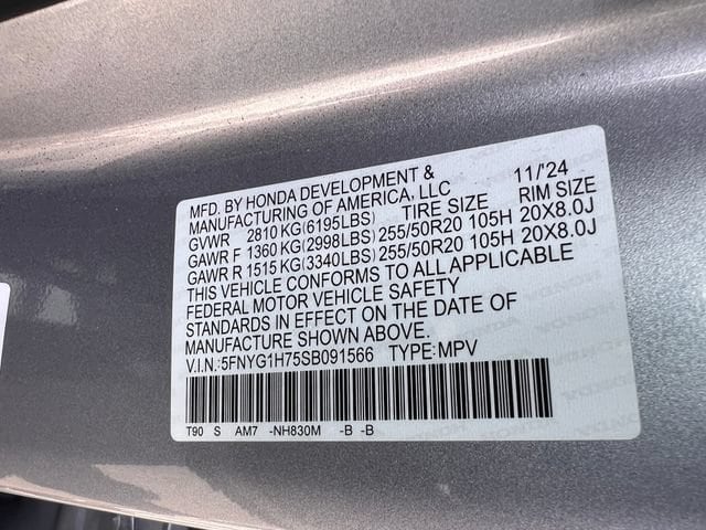 2025 Honda Pilot Touring - Photo 39