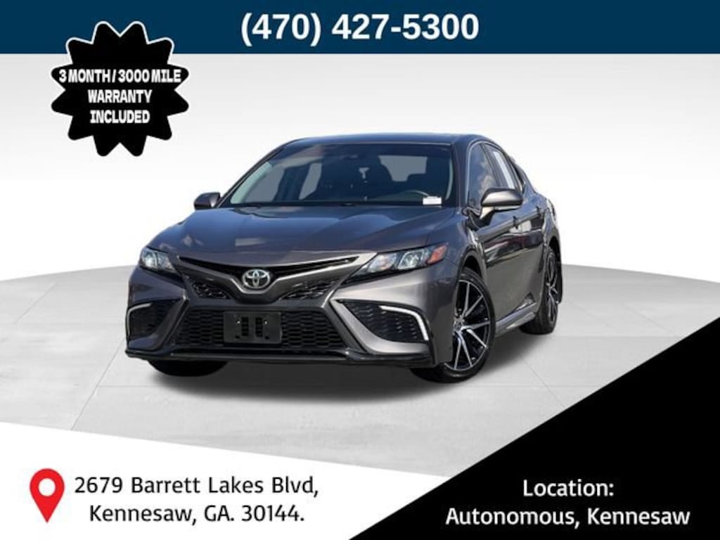 Used 2022 Toyota Camry SE Nightshade Sedan