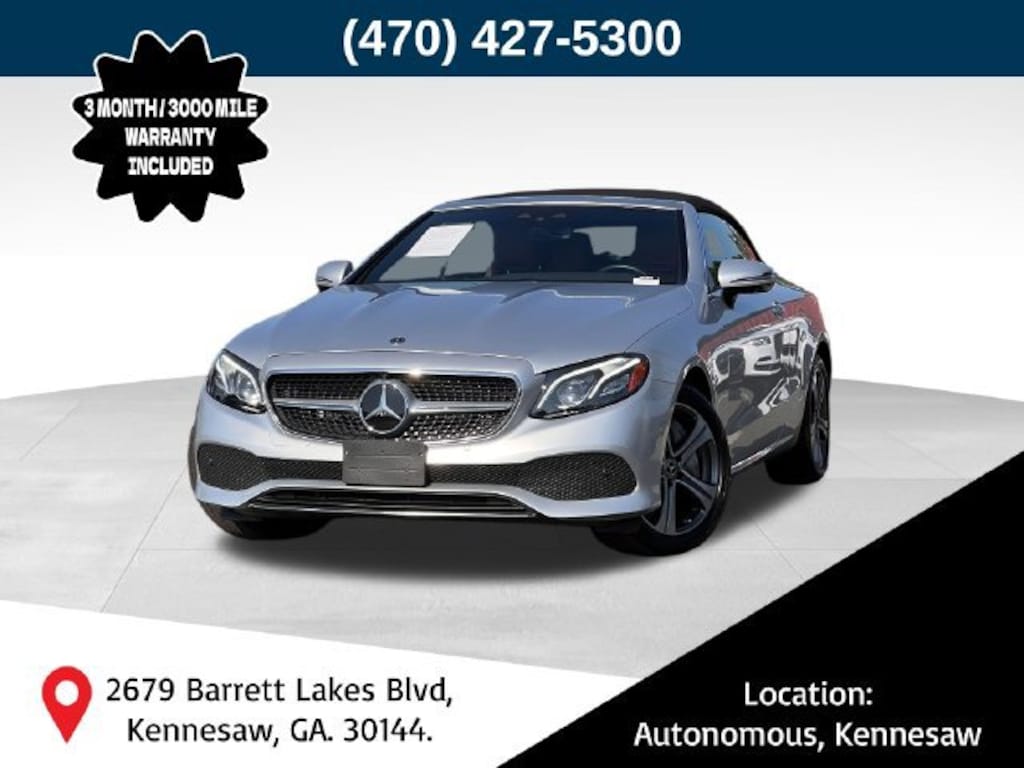 Used 2019 Mercedes-Benz E-Class E 450 E 450 4MATIC Cabriolet