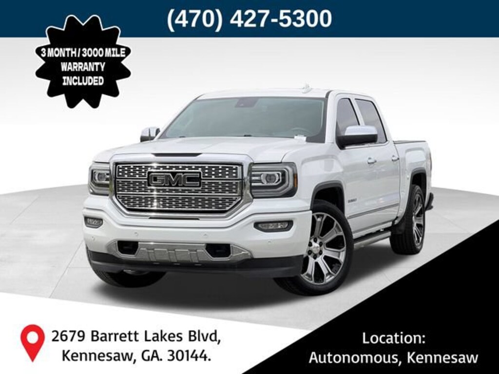Used 2018 GMC Sierra 1500 Denali Truck Crew Cab