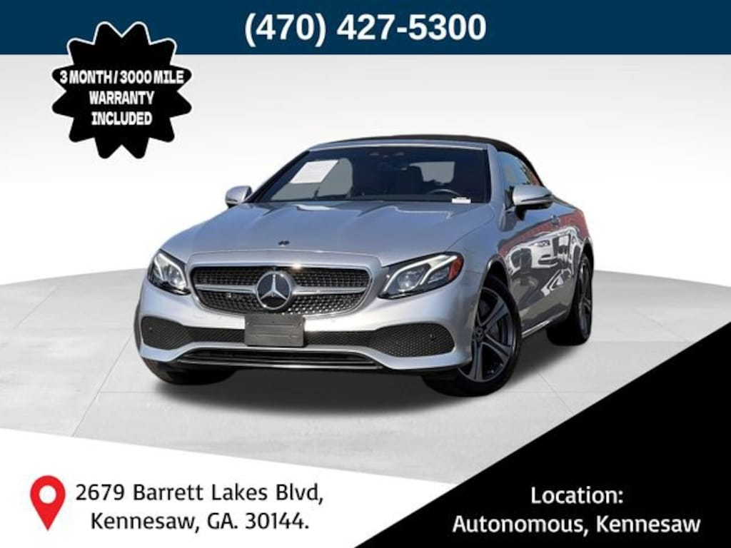 Used 2019 Mercedes-Benz E-Class E 450 4MATIC Cabriolet