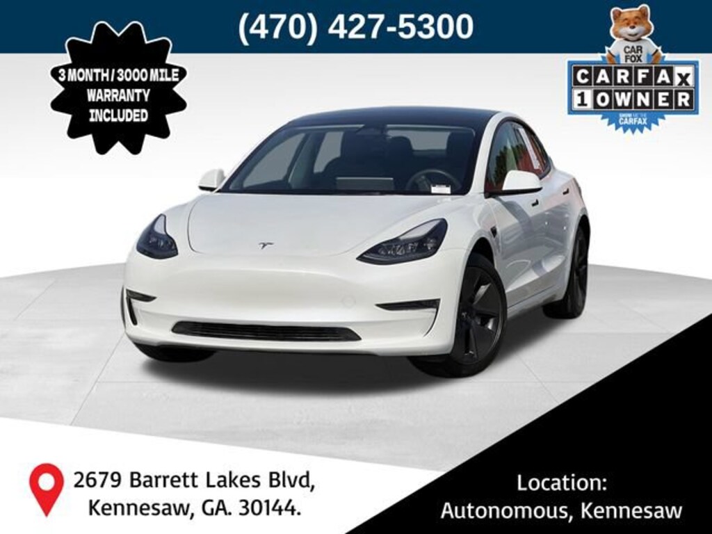 Used 2023 Tesla Model 3 Base Sedan