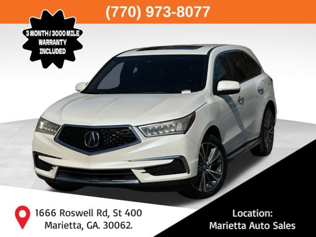 Used 2019 Acura MDX 3.5L Tech Pkg SUV