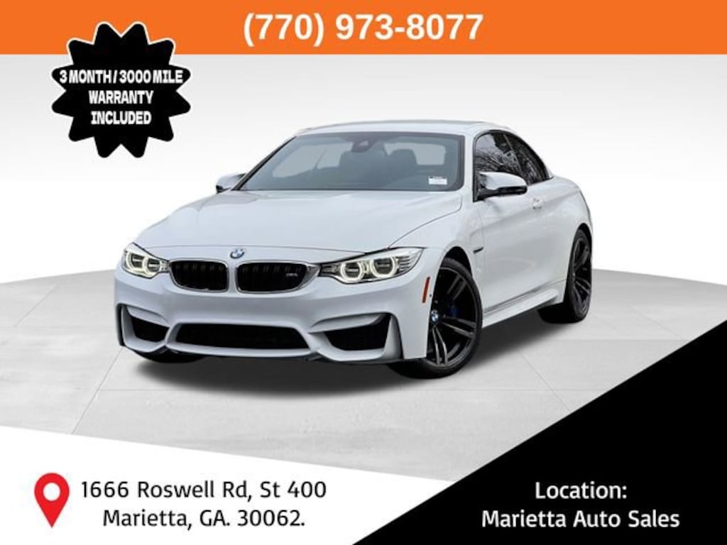 Used 2017 BMW M4 Convertible
