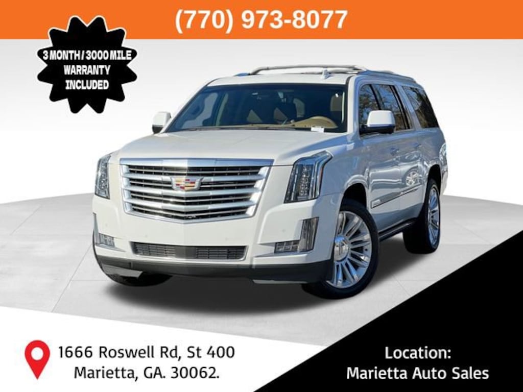 Used 2016 Cadillac Escalade ESV Platinum 2WD Platinum