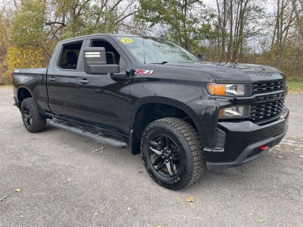 Used 2021 Chevrolet Silverado 1500 Custom Trail Boss Truck Crew Cab