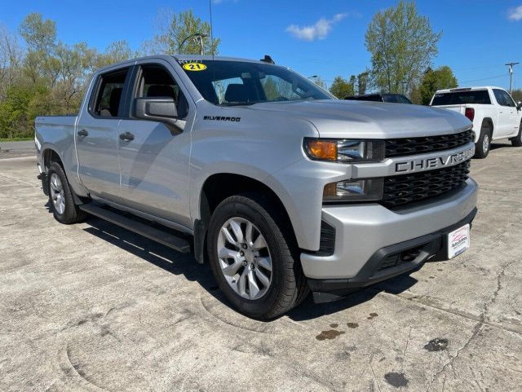 Used 2021 Chevrolet Silverado 1500 Custom Truck Crew Cab