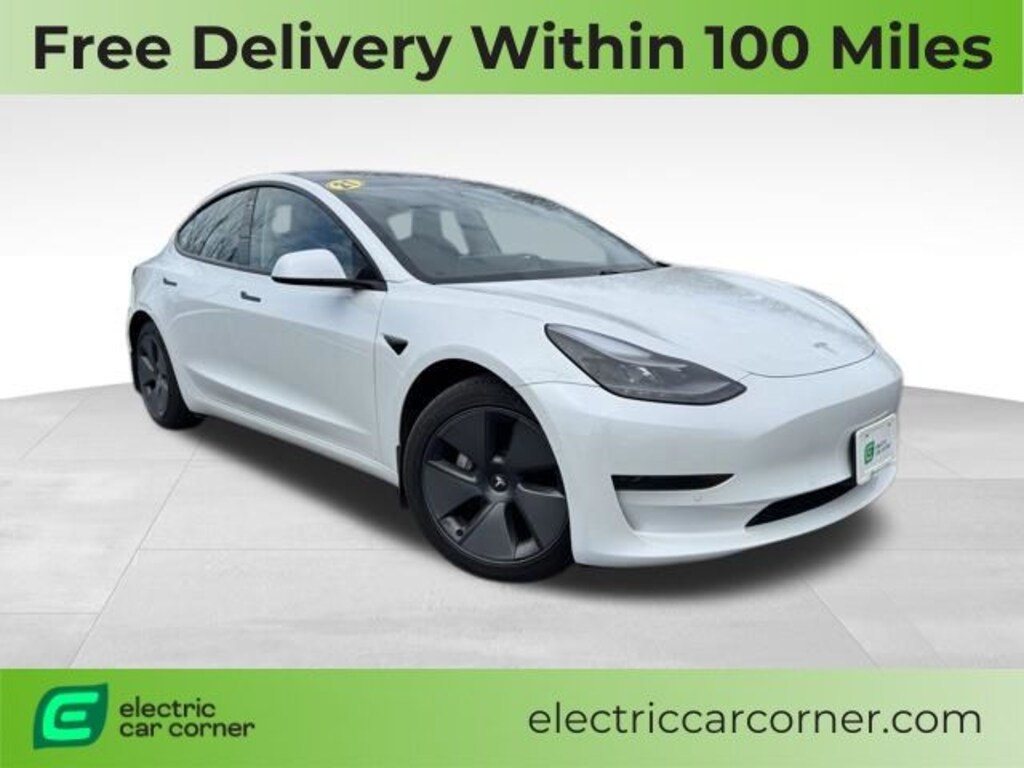 Used 2021 Tesla Model 3 Standard Range Plus Sedan