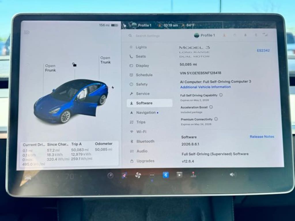 Used 2022 Tesla Model 3 Long Range Sedan