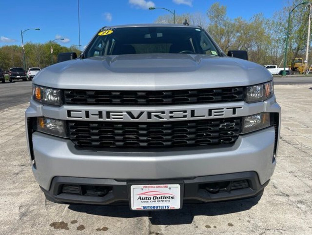 Used 2021 Chevrolet Silverado 1500 Custom Truck Crew Cab