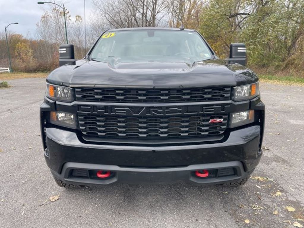 Used 2021 Chevrolet Silverado 1500 Custom Trail Boss Truck Crew Cab