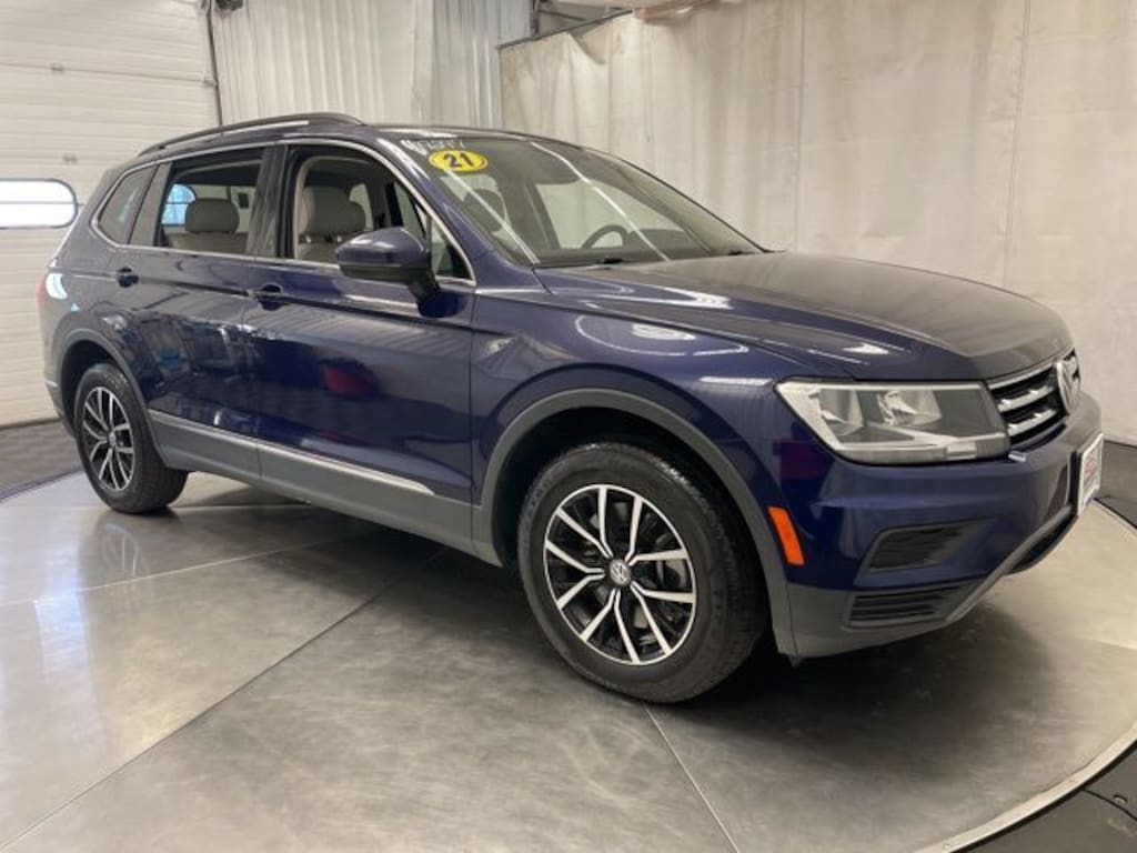 Used 2021 Volkswagen Tiguan 2.0T SE R-Line Black SUV
