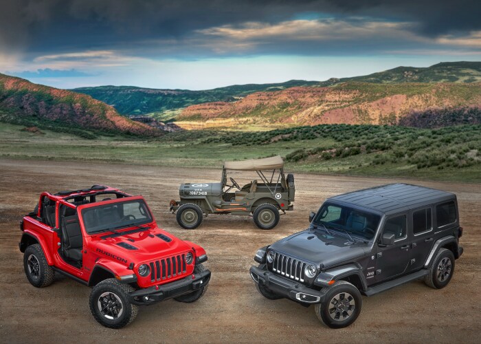 The long standing Jeep Wrangler Jeep Wranglers through history
