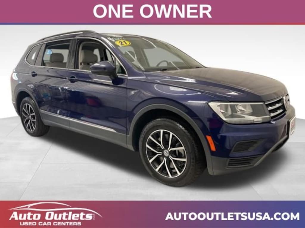 Used 2021 Volkswagen Tiguan 2.0T SE R-Line Black SUV