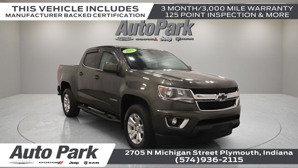 Certified 2018 Chevrolet Colorado LT Truck Crew Cab