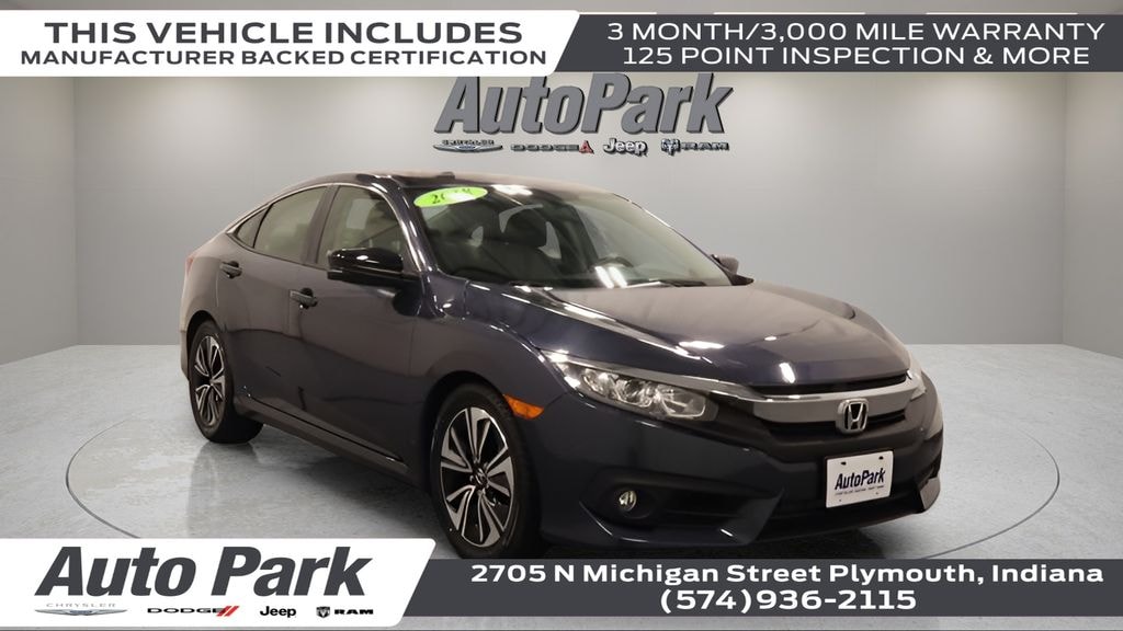 Certified 2018 Honda Civic EX-T Sedan