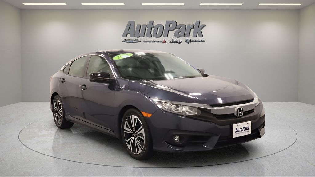 Certified 2018 Honda Civic EX-T with VIN JHMFC1F37JX031620 for sale in Plymouth, IN