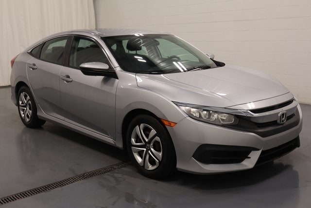Certified 2017 Honda Civic LX with VIN 19XFC2F51HE002116 for sale in Plymouth, IN