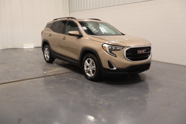 Used 2018 GMC Terrain SLE with VIN 3GKALMEV9JL215327 for sale in Plymouth, IN