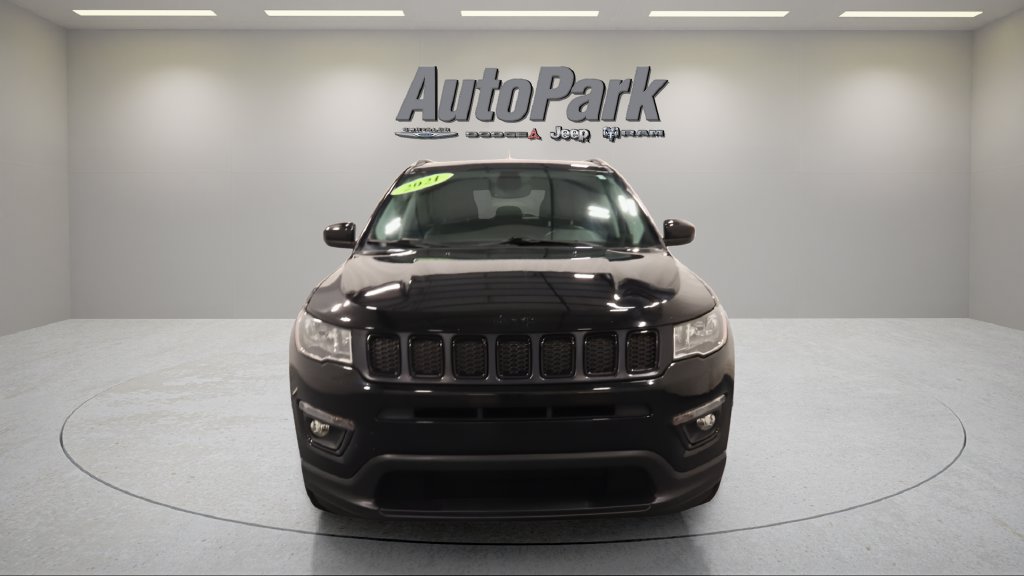 Certified 2021 Jeep Compass Altitude with VIN 3C4NJDBB3MT575503 for sale in Plymouth, IN