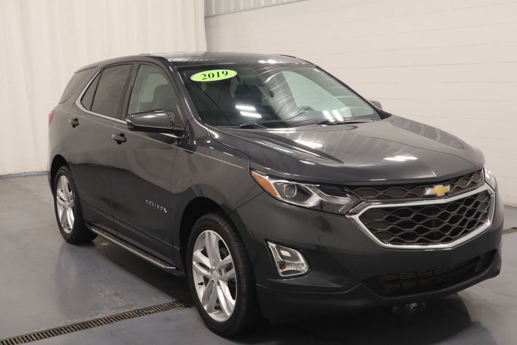 Certified 2019 Chevrolet Equinox LT with VIN 2GNAXUEV6K6110256 for sale in Plymouth, IN