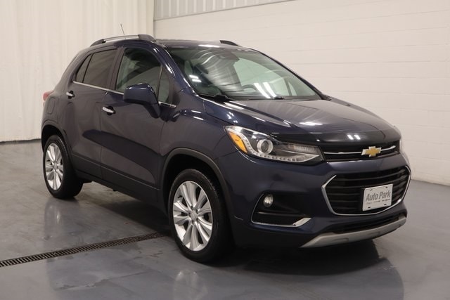 Certified 2019 Chevrolet Trax Premier with VIN 3GNCJRSB7KL245534 for sale in Plymouth, IN
