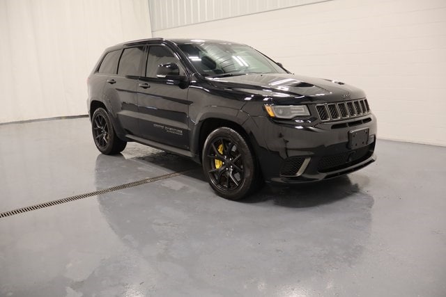 Used 2018 Jeep Grand Cherokee Trackhawk with VIN 1C4RJFN98JC343413 for sale in Plymouth, IN