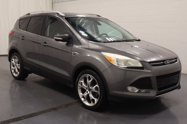 Used 2014 Ford Escape Titanium with VIN 1FMCU0JX5EUD06300 for sale in Plymouth, IN