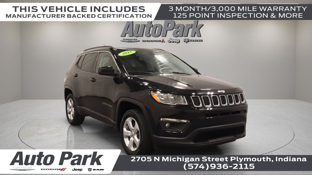 Certified 2018 Jeep Compass Latitude 4x4 SUV