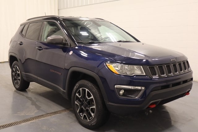 Certified 2019 Jeep Compass Trailhawk with VIN 3C4NJDDB6KT620380 for sale in Plymouth, IN