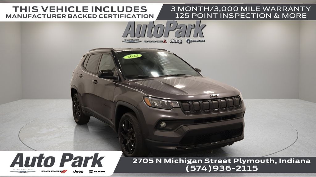 Certified 2022 Jeep Compass Latitude SUV