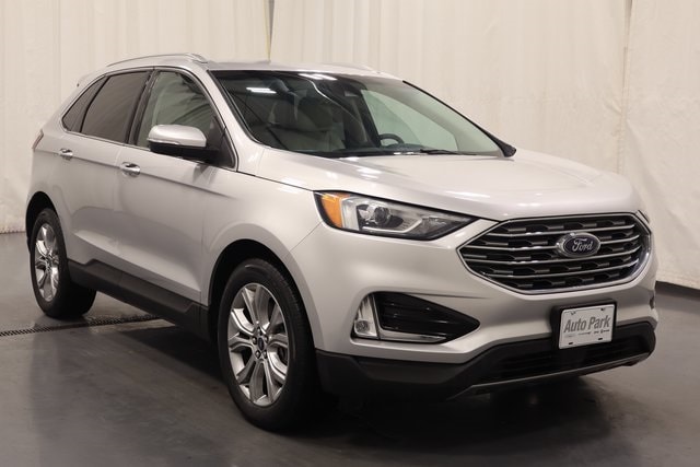 Used 2019 Ford Edge Titanium with VIN 2FMPK4K91KBB43595 for sale in Plymouth, IN