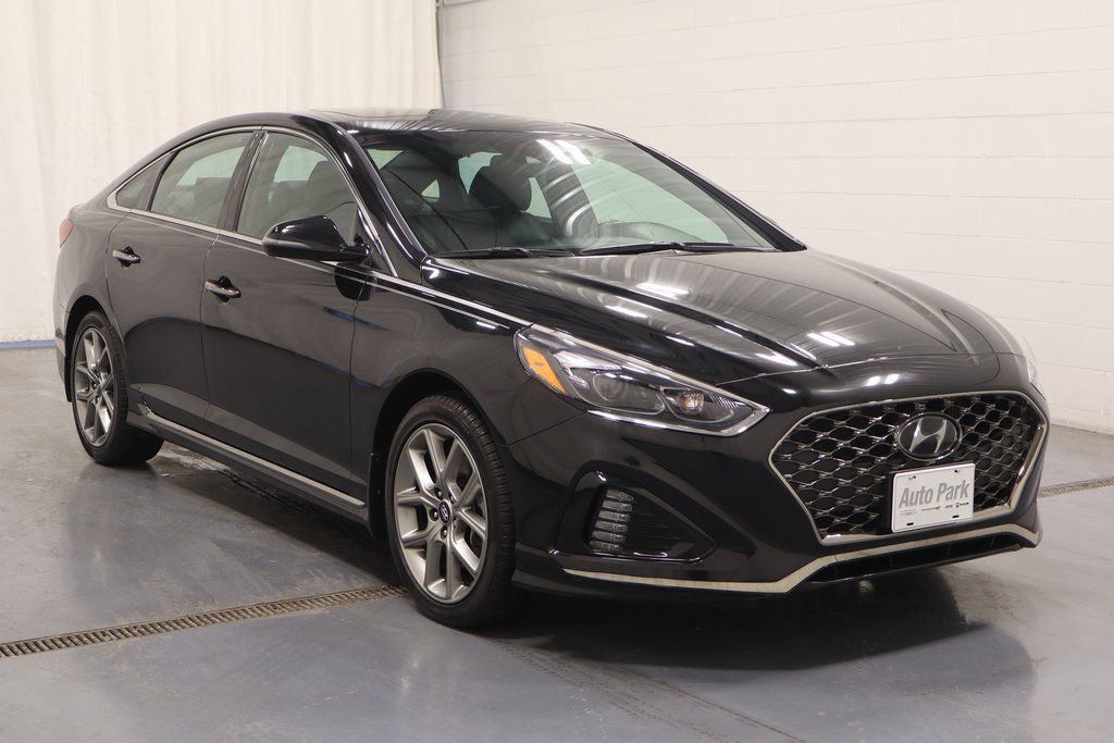 Certified 2018 Hyundai Sonata Limited with VIN 5NPE34AB8JH687026 for sale in Plymouth, IN