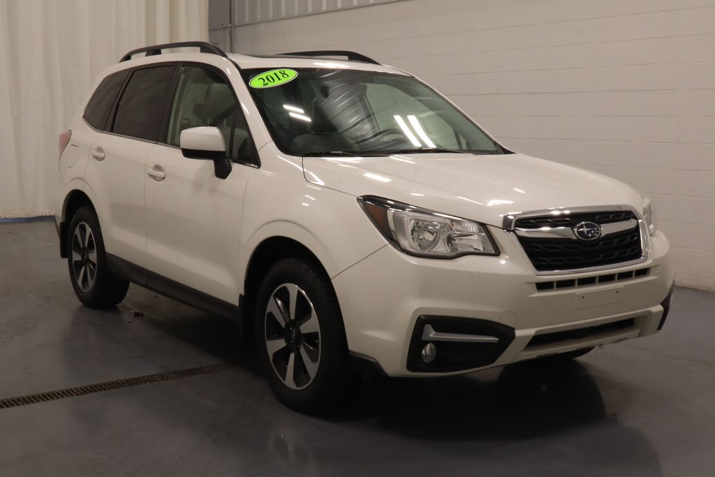 Certified 2018 Subaru Forester Limited with VIN JF2SJAJC4JH460321 for sale in Plymouth, IN