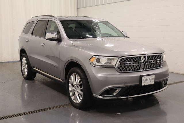 Used 2014 Dodge Durango Citadel with VIN 1C4RDJEG7EC489834 for sale in Plymouth, IN
